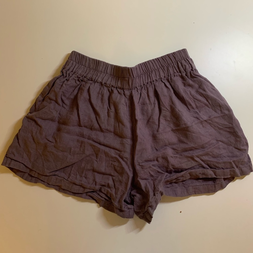 Linen shorts